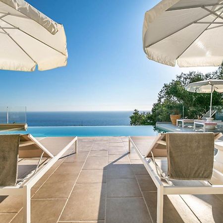 Ocean View Luxury Villa Ethra Kontogialos ภายนอก รูปภาพ