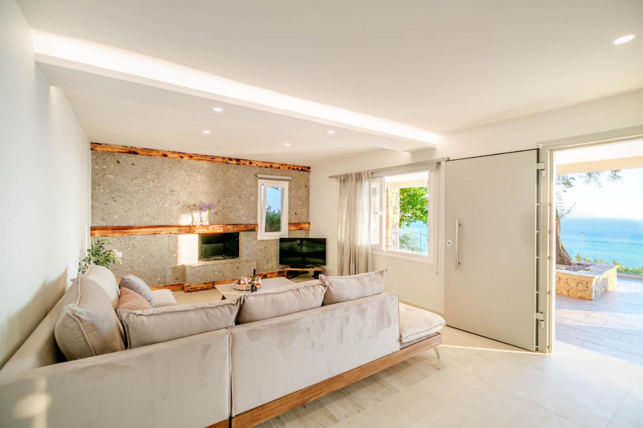 Ocean View Luxury Villa Ethra Kontogialos ภายนอก รูปภาพ