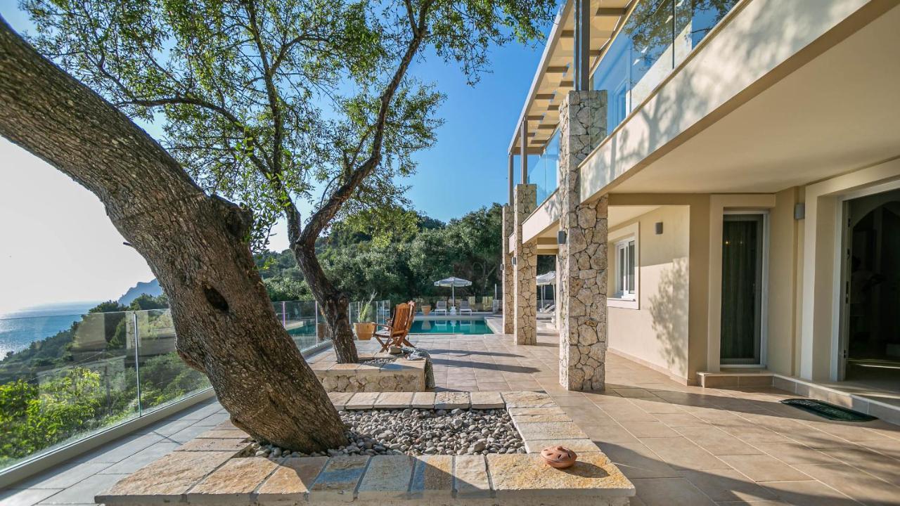 Ocean View Luxury Villa Ethra Kontogialos ภายนอก รูปภาพ