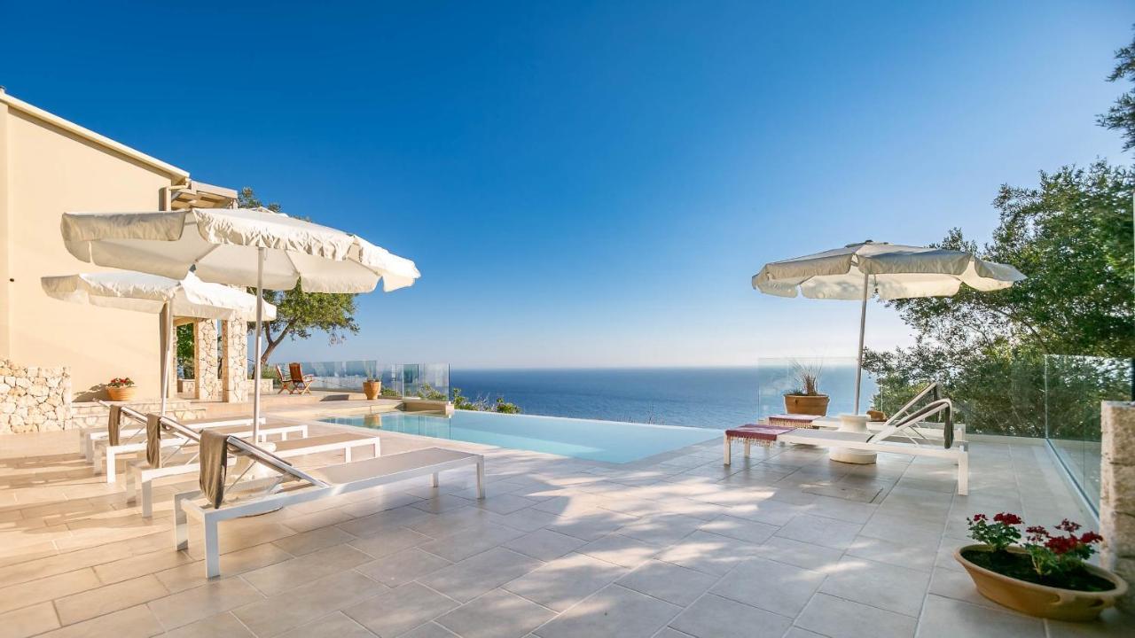 Ocean View Luxury Villa Ethra Kontogialos ภายนอก รูปภาพ