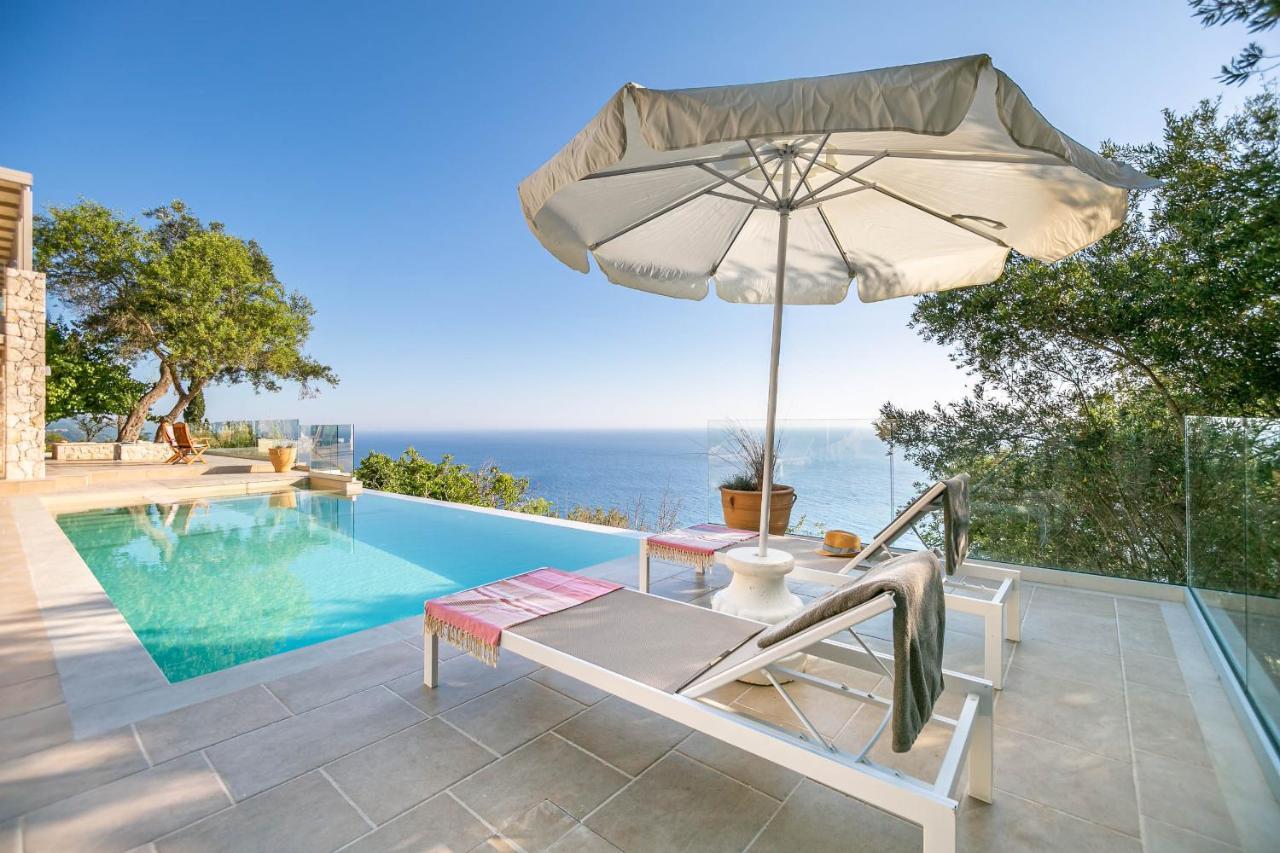 Ocean View Luxury Villa Ethra Kontogialos ภายนอก รูปภาพ