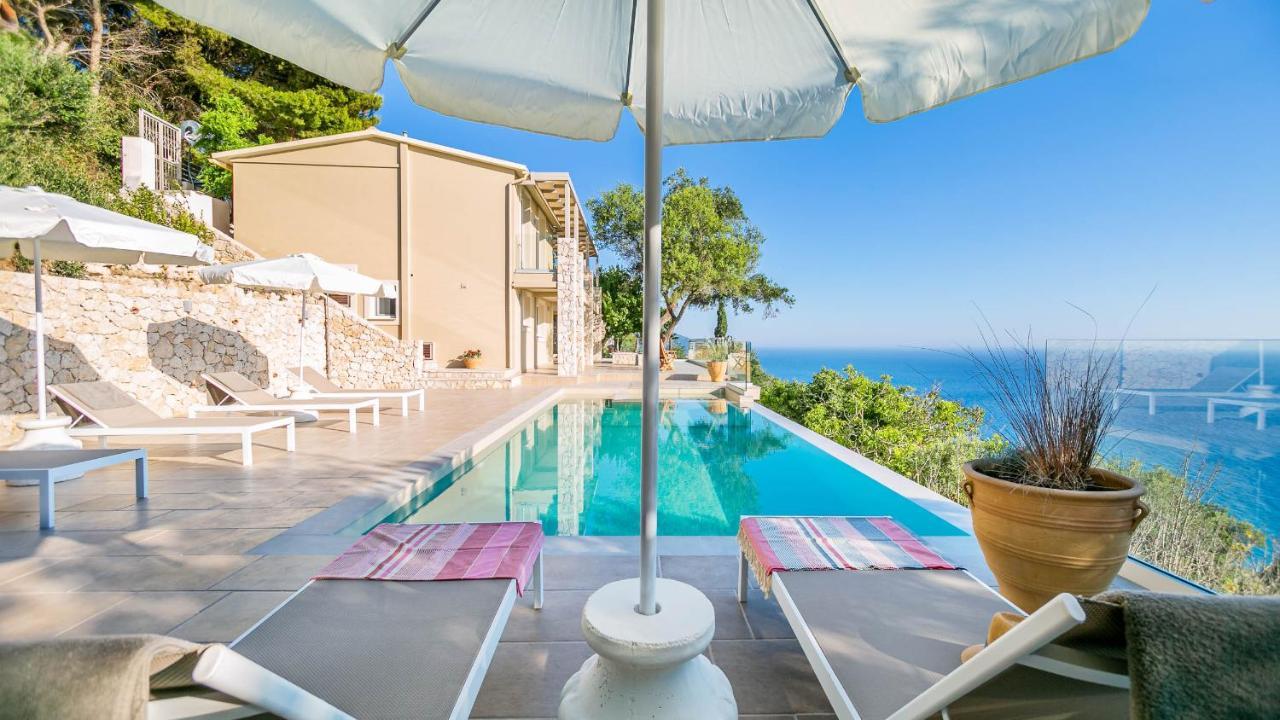 Ocean View Luxury Villa Ethra Kontogialos ภายนอก รูปภาพ