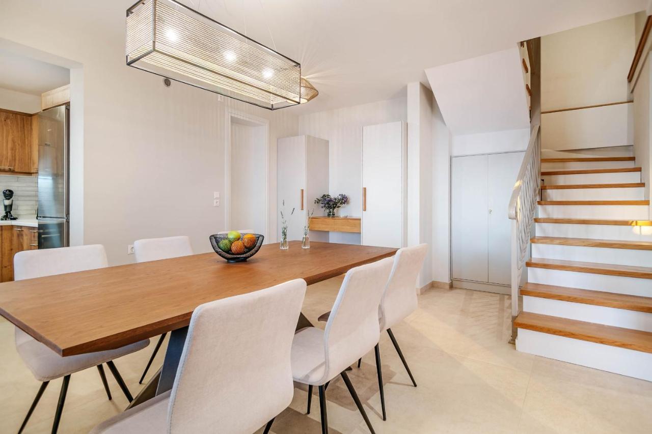 Ocean View Luxury Villa Ethra Kontogialos ภายนอก รูปภาพ
